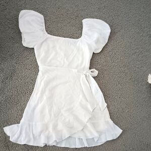 White minidress